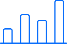 Icono diagrama de columnas